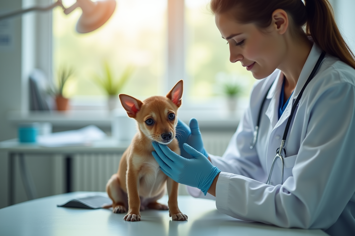 chien malade