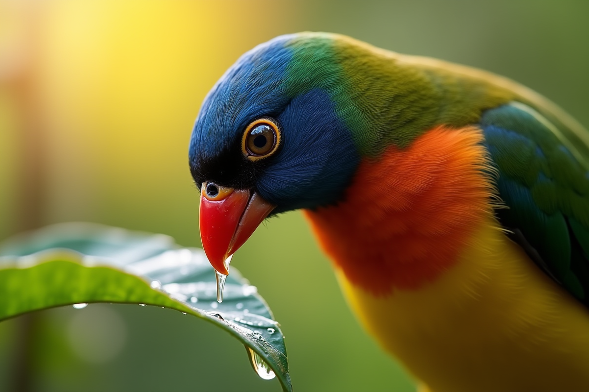 oiseau coloré