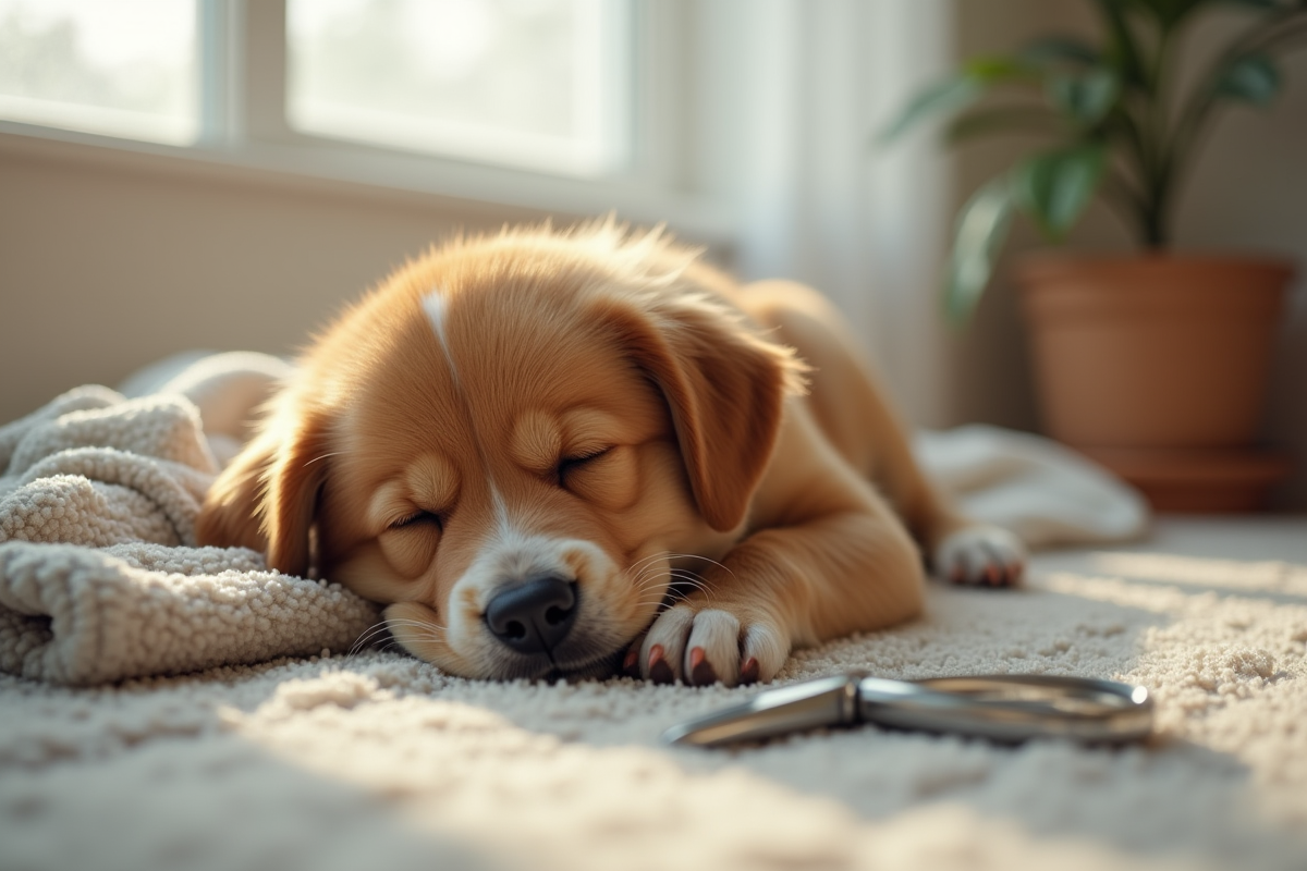 chien ongles