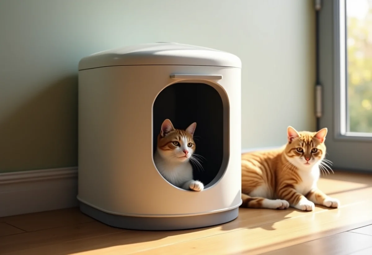 maison de toilette chat