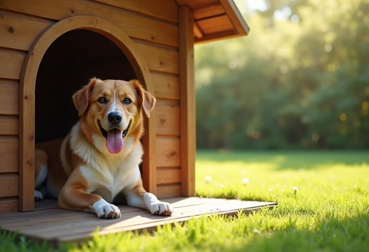 niche extérieure pour chien
